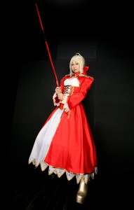 Red Saber - Fate Extra cosplay 00