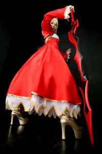 Red Saber - Fate Extra cosplay 08