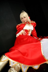 Red Saber - Fate Extra cosplay 20