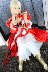 Red Saber - Fate Extra cosplay 65