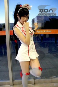 ahri nurse cosplay lol 2
