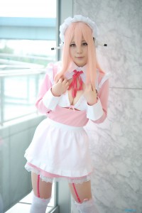 super sonico maid cosplay 01