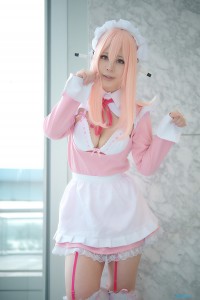 super sonico maid cosplay 03